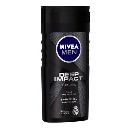 B/w Men Shower Deep Impact