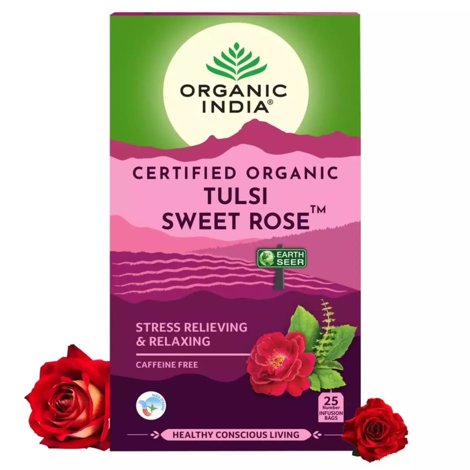 Organic Tulsi Sweet Rose Tea