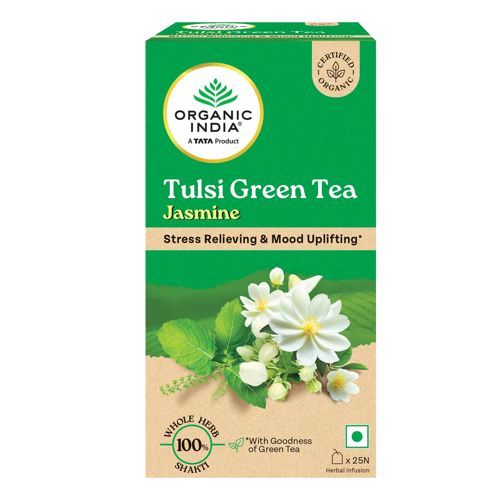 Organic Tulsi Green Jasmine Tea