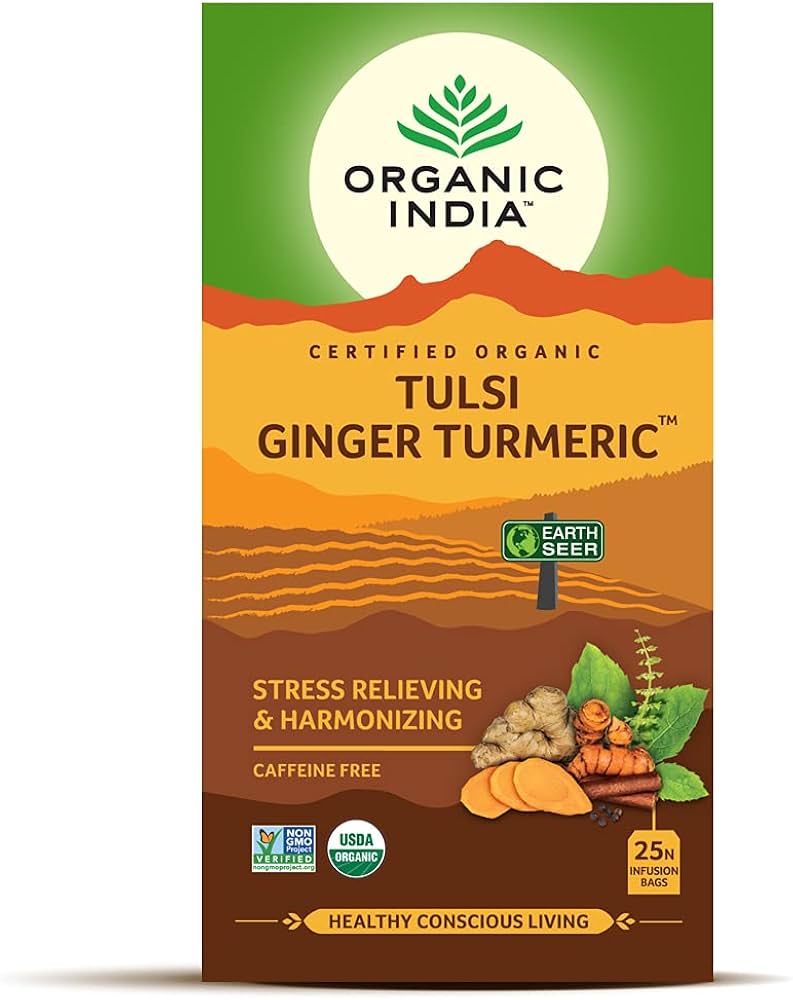 Organic Tulsi Ginger Turmaric