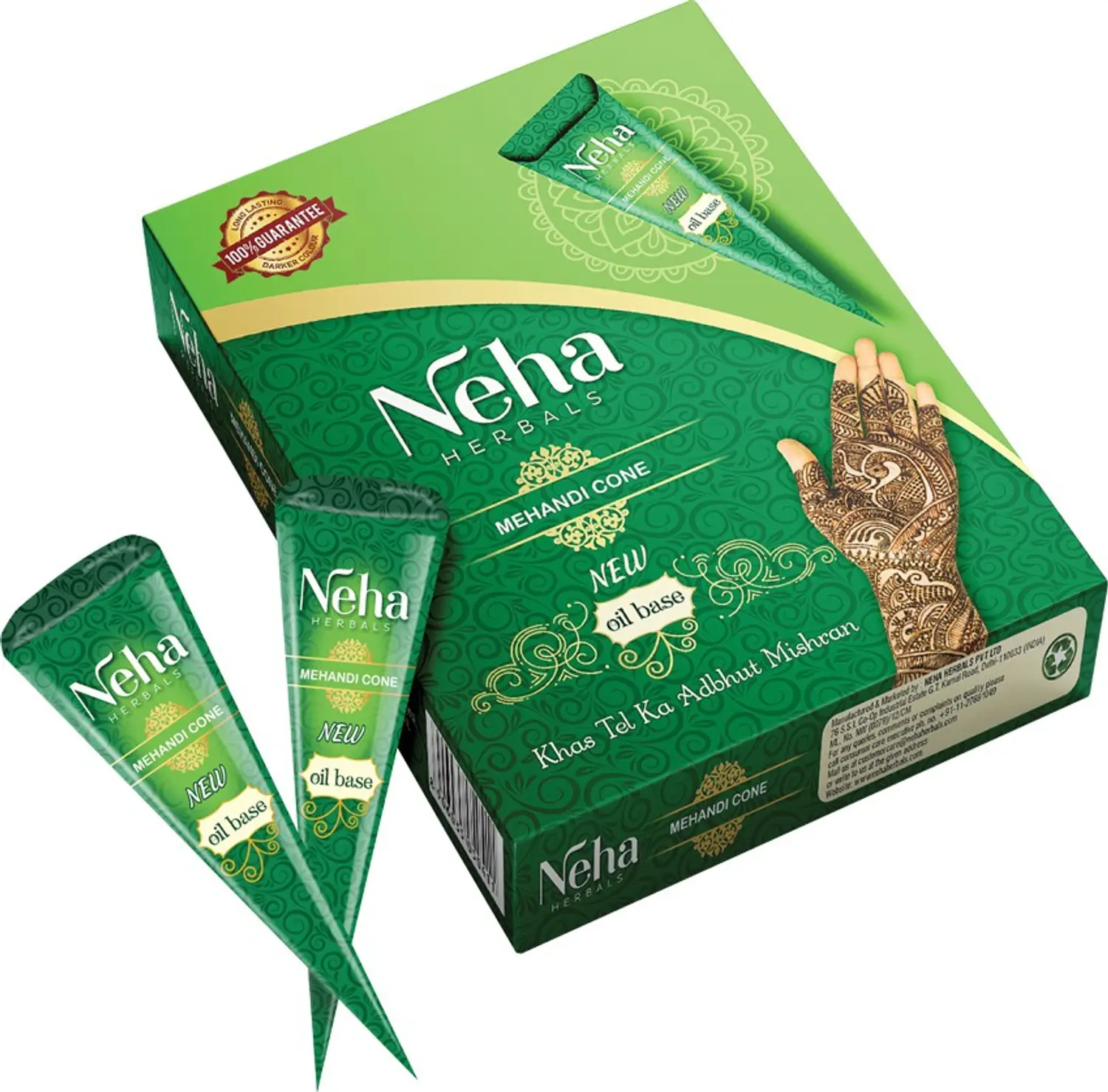 Natural Cone Mehandi