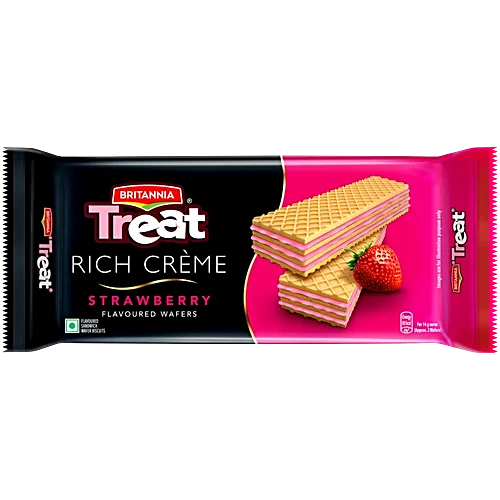 Britannia Treat Strawberry Waffer