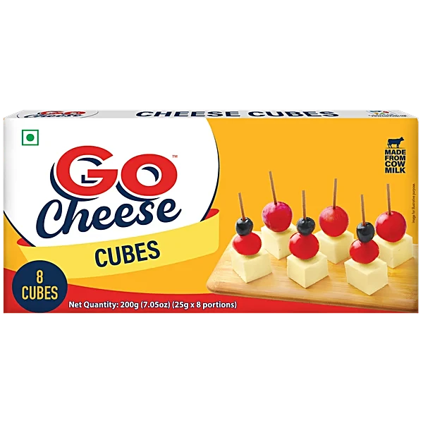 Cheese Processed Squares 8 Cube