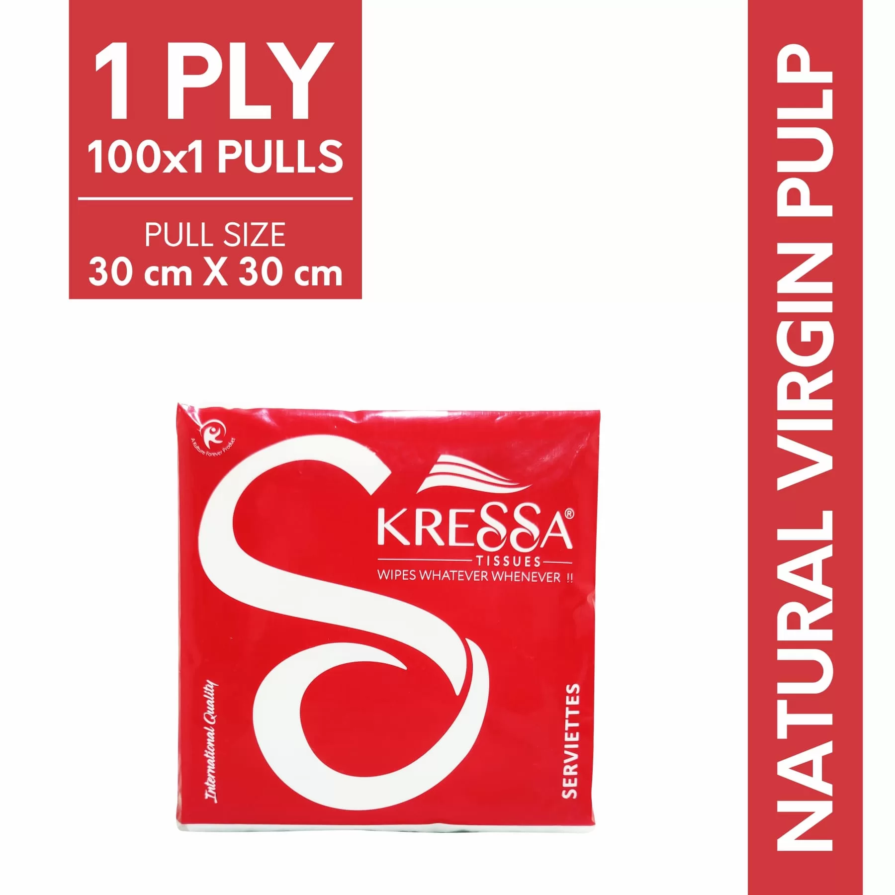 Serviettes 1 Ply