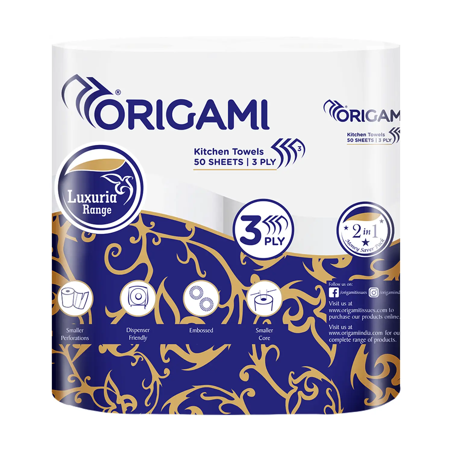 Kitchen Towel 50 Sheets 3 Ply